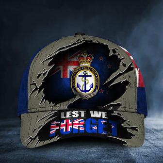 Lest We Forget New Zealand Flag Hat Navy Veterans Mens Patriotic Hat Memorial Gifts Hat Classic Cap Hat - Thegiftio UK