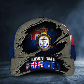 Lest We Forget New Zealand Flag Hat Navy Veterans Mens Patriotic Hat Memorial Gifts Hat Classic Cap Hat - Thegiftio UK