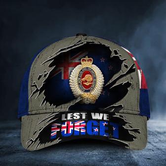 Lest We Forget New Zealand Flag Hat Royal Infantry Regiment Army Veteran Hat Patriotic Gifts Hat Classic Cap Hat - Thegiftio UK