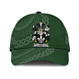Ley Coat Of Arms Irish Family Crest St Patrick's Day Hat Classic Cap Hat - Thegiftio UK