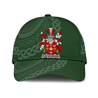Leyden Coat Of Arms Irish Family Crest St Patrick's Day Hat Classic Cap Hat - Thegiftio UK