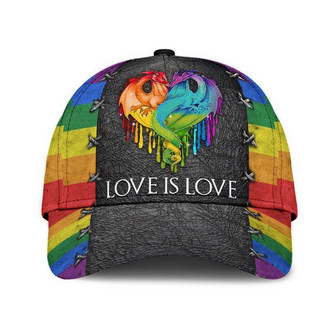 Lgbt Twin Dragon Hat Classic Cap Skull Cap Human Cap, Trending Cap, American Cap Hat - Thegiftio UK