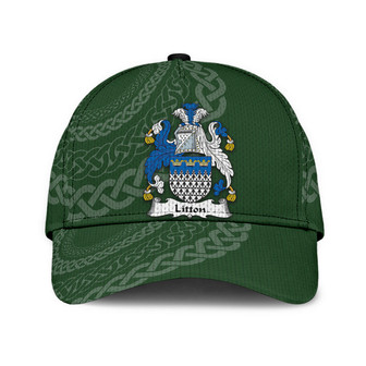 Litton Coat Of Arms Irish Family Crest St Patrick's Day Hat Classic Cap Hat - Thegiftio UK