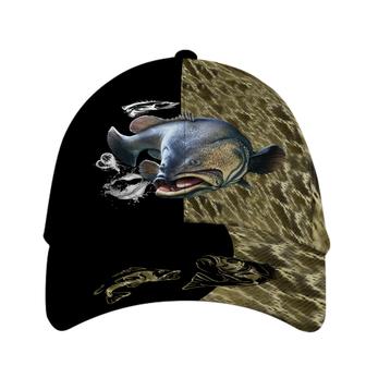 Love Fishing Ferocious and Terrifying Printed Unisex Hat Classic Caps Baseball Caps Hat - Thegiftio