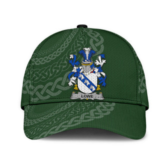 Lowe Coat Of Arms Irish Family Crest St Patrick's Day Hat Classic Cap Hat - Thegiftio UK