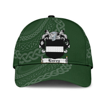 Lucey Coat Of Arms Irish Family Crest St Patrick's Day Hat Classic Cap Hat - Thegiftio UK