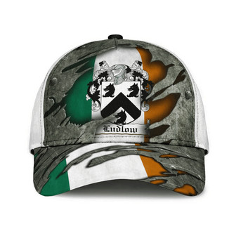 Ludlow Coat Of Arms Irish Family Crest Hat Classic Cap Hat - Thegiftio UK