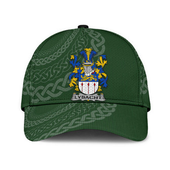 Lysacht Coat Of Arms Irish Family Crest St Patrick's Day Hat Classic Cap Hat - Thegiftio UK