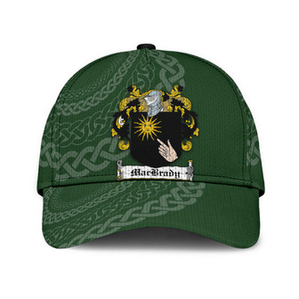Macbrady Coat Of Arms Irish Family Crest St Patrick's Day Hat Classic Cap Hat - Thegiftio UK