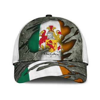 Maccolley Coat Of Arms Irish Family Crest Hat Classic Cap Hat - Thegiftio UK