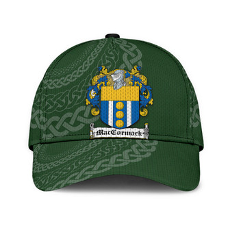 Maccormack Coat Of Arms Irish Family Crest St Patrick's Day Hat Classic Cap Hat - Thegiftio UK
