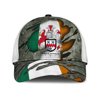 Maccormick Coat Of Arms Irish Family Crest Hat Classic Cap Hat - Thegiftio UK