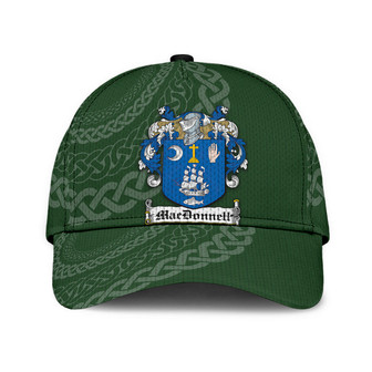 Macdonnell Coat Of Arms Irish Family Crest St Patrick's Day Hat Classic Cap Hat - Thegiftio UK