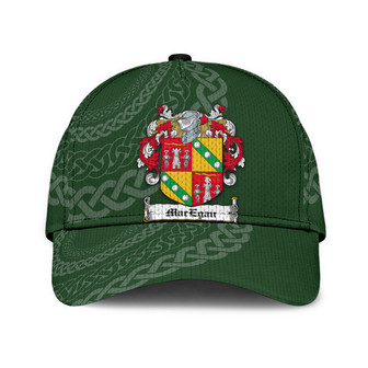 Macegan Coat Of Arms Irish Family Crest St Patrick's Day Hat Classic Cap Hat - Thegiftio UK