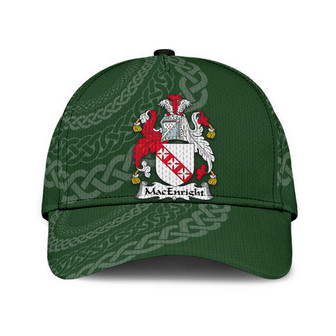 Macenright Coat Of Arms Irish Family Crest St Patrick's Day Hat Classic Cap Hat - Thegiftio UK