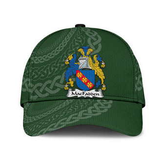 Macfadden Coat Of Arms II Irisharms Irish Family Crest St Patrick's Day Hat Classic Cap Hat - Thegiftio