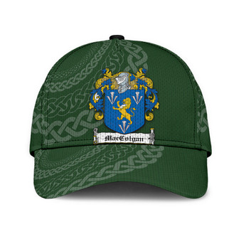 Macgolgan Coat Of Arms Irish Family Crest St Patrick's Day Hat Classic Cap Hat - Thegiftio UK