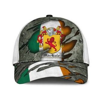 Machale Coat Of Arms Irish Family Crest Hat Classic Cap Hat - Thegiftio UK