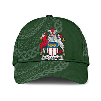 Maclysaght Coat Of Arms Irish Family Crest St Patrick's Day Hat Classic Cap Hat - Thegiftio UK