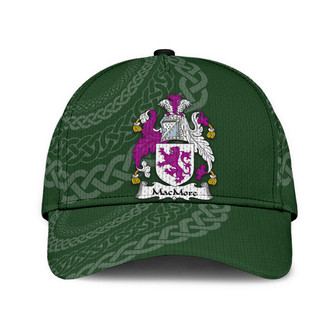 Macmore Coat Of Arms Irish Family Crest St Patrick's Day Hat Classic Cap Hat - Thegiftio UK