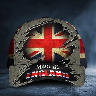 Made In England Uk Flag Hat Vintage Patriotic Honoring British United Kingdom Men And Women Hat Classic Cap Hat - Thegiftio UK