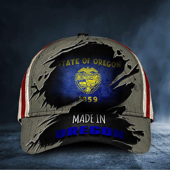Made In Oregon Hat State Of Oregon 1859 Cap Patriotic Gifts For Him Hat - Thegiftio UK