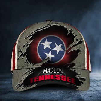 Made In Tennessee Hat Proud Tennessee Baseball Cap Patriotic Gifts Hat - Thegiftio UK
