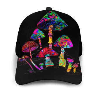 Magic Mushroom Fashion Unisex Baseball Cap Trucker Hats Outdoor Hat - Thegiftio UK