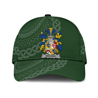 Mahony Coat Of Arms Irish Family Crest St Patrick's Day Hat Classic Cap Hat - Thegiftio