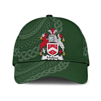 Malpas Coat Of Arms Irish Family Crest St Patrick's Day Hat Classic Cap Hat - Thegiftio UK