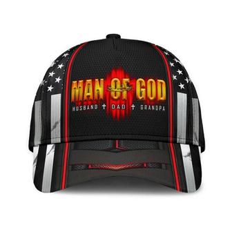 Man Of God Hat Classic Cap Skull Cap Human Cap, Trending Cap, American Cap Hat - Thegiftio UK