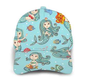 Marine Sea Life Print Classic Baseball Cap Adjustable Twill Sports Dad Hats for Unisex Hat - Thegiftio