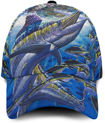 Marlin Fish Simple and Beautiful Printed Unisex Hat Classic Caps Baseball Caps Hat - Thegiftio UK