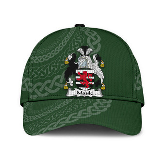 Maule Coat Of Arms Irish Family Crest St Patrick's Day Hat Classic Cap Hat - Thegiftio UK