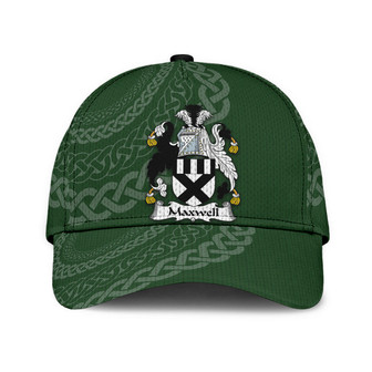 Maxwell Coat Of Arms Irish Family Crest St Patrick's Day Hat Classic Cap Hat - Thegiftio UK