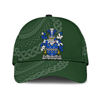 Mcaleese Coat Of Arms Irish Family Crest St Patrick's Day Hat Classic Cap Hat - Thegiftio UK