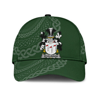 Mcalindon Coat Of Arms Irish Family Crest St Patrick's Day Hat Classic Cap Hat - Thegiftio UK