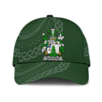 Mcalpine Coat Of Arms Irish Family Crest St Patrick's Day Hat Classic Cap Hat - Thegiftio UK