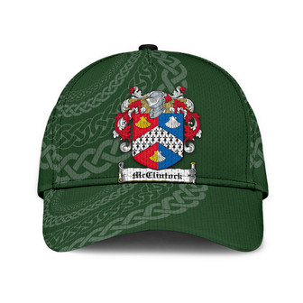 Mcclintock Coat Of Arms Irish Family Crest St Patrick's Day Hat Classic Cap Hat - Thegiftio UK