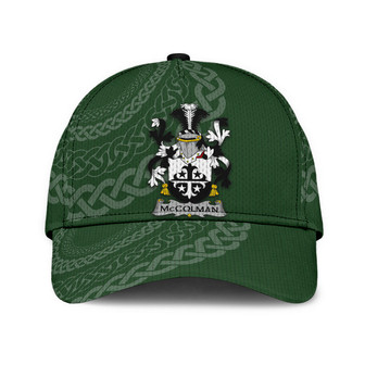 Mccolman Coat Of Arms Irish Family Crest St Patrick's Day Hat Classic Cap Hat - Thegiftio UK
