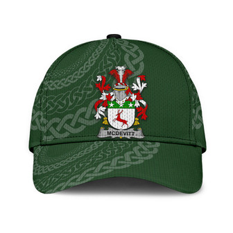 Mcdevitt Coat Of Arms Irish Family Crest St Patrick's Day Hat Classic Cap Hat - Thegiftio UK