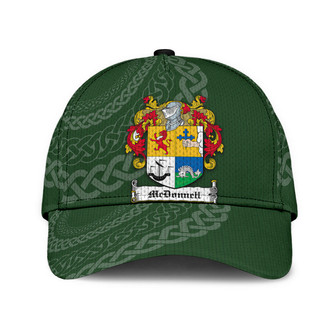 Mcdonnell Coat Of Arms Irish Family Crest St Patrick's Day Hat Classic Cap Hat - Thegiftio UK