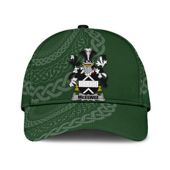Mcelwee Coat Of Arms Irish Family Crest St Patrick's Day Hat Classic Cap Hat - Thegiftio UK