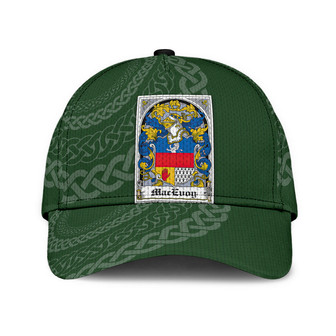 Mcevoy Coat Of Arms Irish Family Crest St Patrick's Day Hat Classic Cap Hat - Thegiftio UK