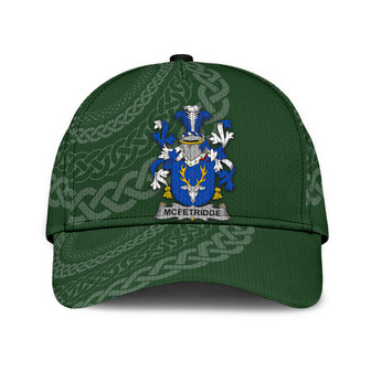 Mcfetridge Coat Of Arms Irish Family Crest St Patrick's Day Hat Classic Cap Hat - Thegiftio UK