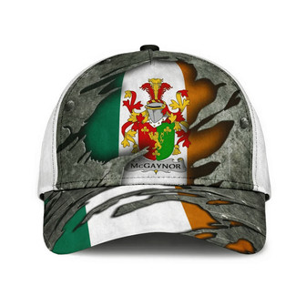 Mcgaynor Coat Of Arms Irish Family Crest Hat Classic Cap Hat - Thegiftio UK