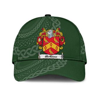 Mcginn Coat Of Arms Irish Family Crest St Patrick's Day Hat Classic Cap Hat - Thegiftio UK