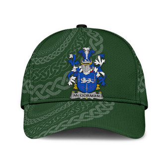 Mcgorman Coat Of Arms Irish Family Crest St Patrick's Day Hat Classic Cap Hat - Thegiftio UK