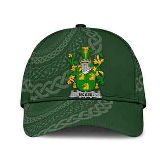 Mckee Coat Of Arms Irish Family Crest St Patrick's Day Hat Classic Cap Hat - Thegiftio UK
