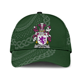 Mcmore Coat Of Arms Irish Family Crest St Patrick's Day Hat Classic Cap Hat - Thegiftio UK